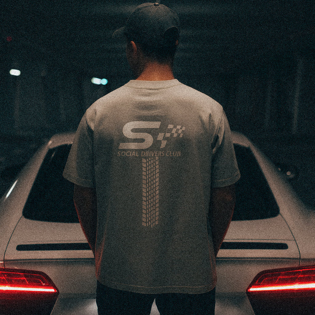 Oversized Contrast-Stitched Cotton Tee